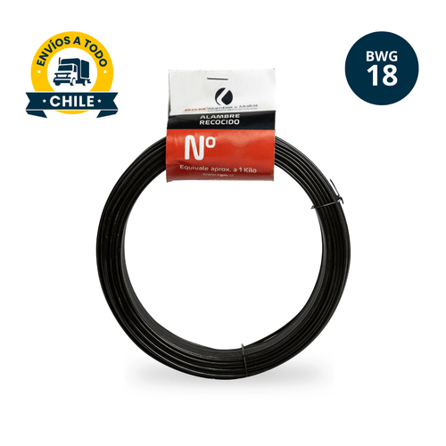 Alambre Negro N° 18 X 1 Kg