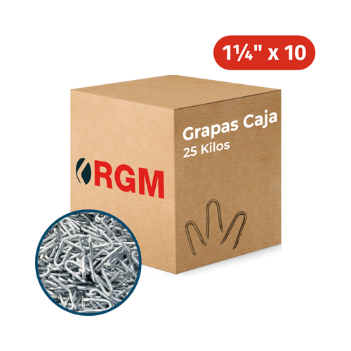 Grapas 1¼ x10 Caja 25Kg