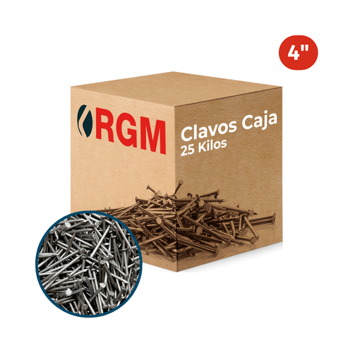 Clavos Corrientes 4" 25 Kg