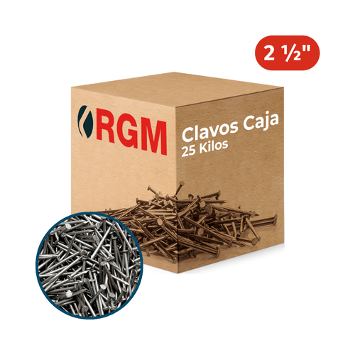 Clavos Corrientes 2"½ 25 Kg