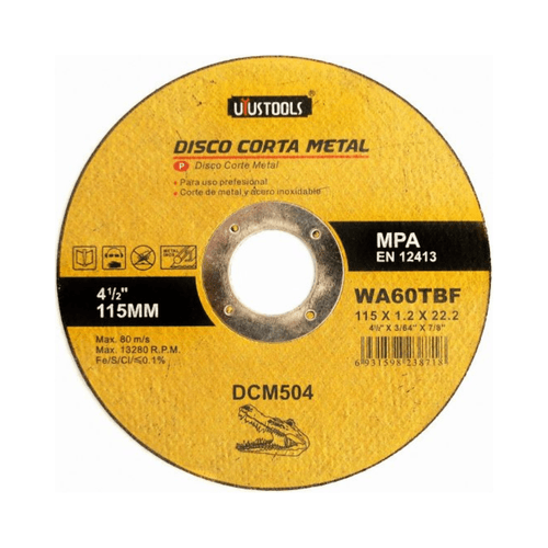Disco de corte de 4 1/2" Uyustools