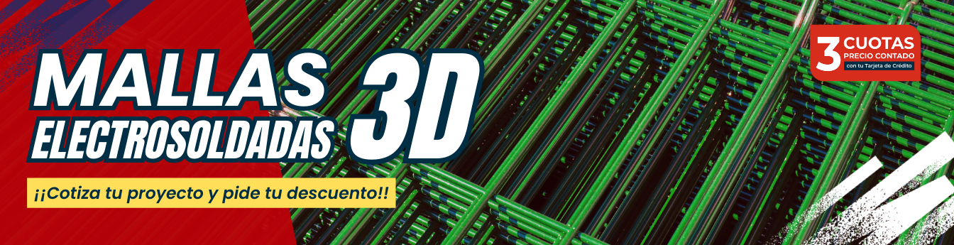 Malla electrosoldada 3D acmafor